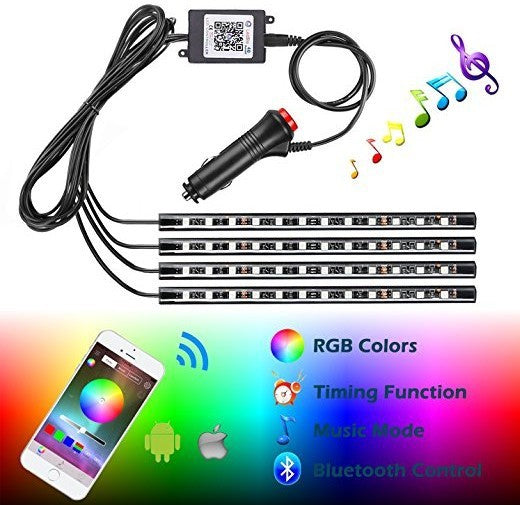 Car APP-Controlled Atmosphere Light – Customize Your Drive