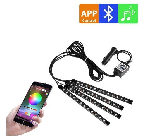 Car APP-Controlled Atmosphere Light – Customize Your Drive