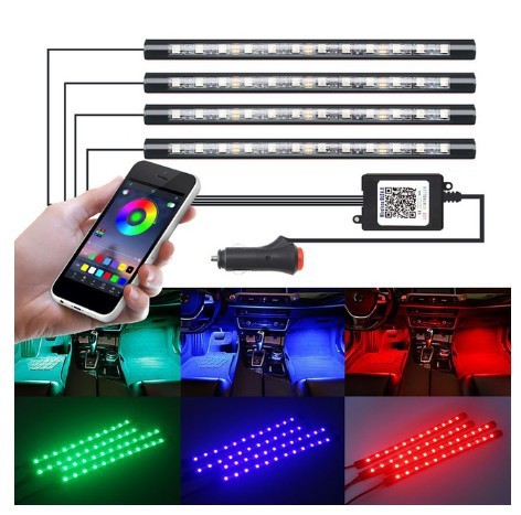 Car APP-Controlled Atmosphere Light – Customize Your Drive