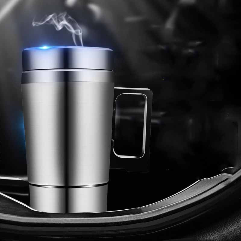 Stainless Steel Electric Car Kettle – Perfect for On-the-Go